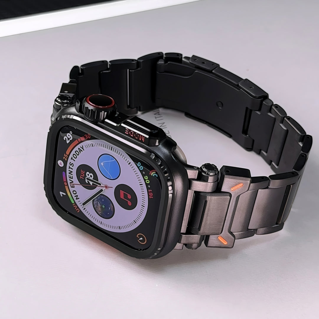 Robustes Gehäuse aus Aluminiumlegierung für die Apple Watch