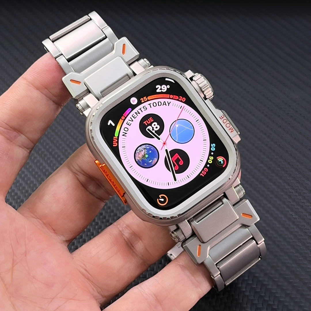 Robustes Gehäuse aus Aluminiumlegierung für die Apple Watch