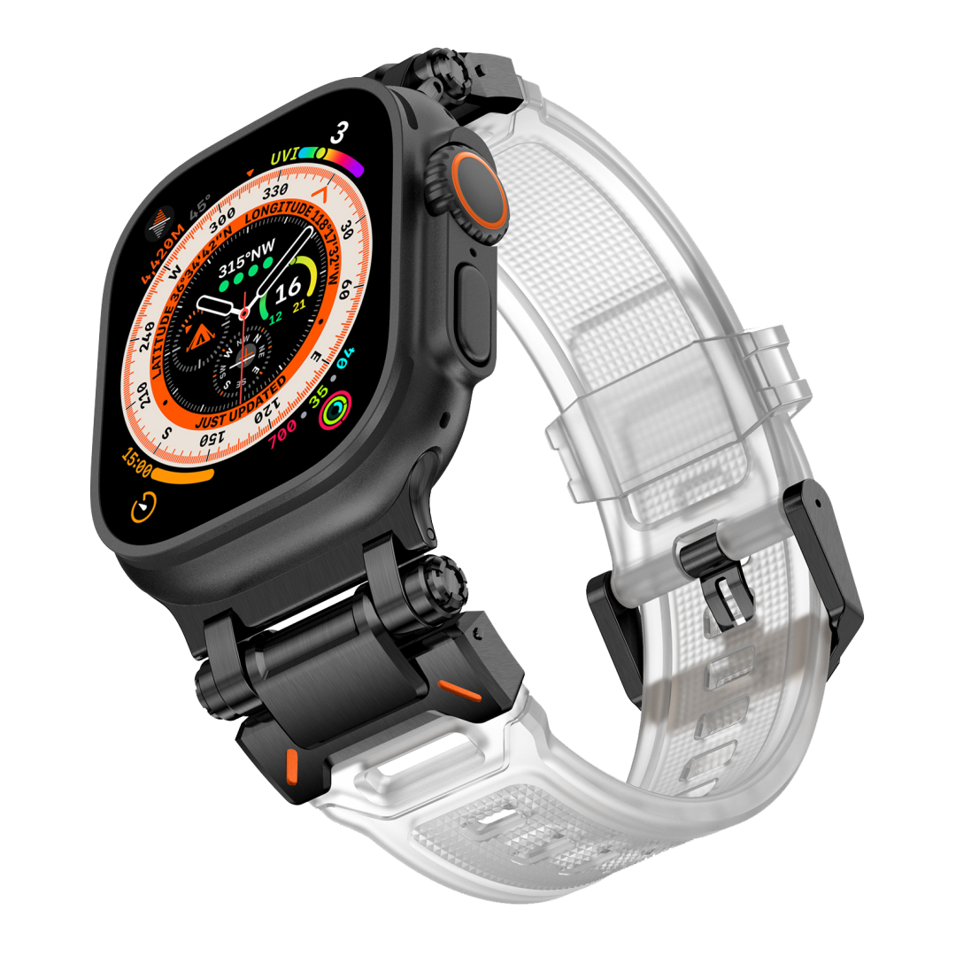 #Color_Black Adapter-Transparent Band