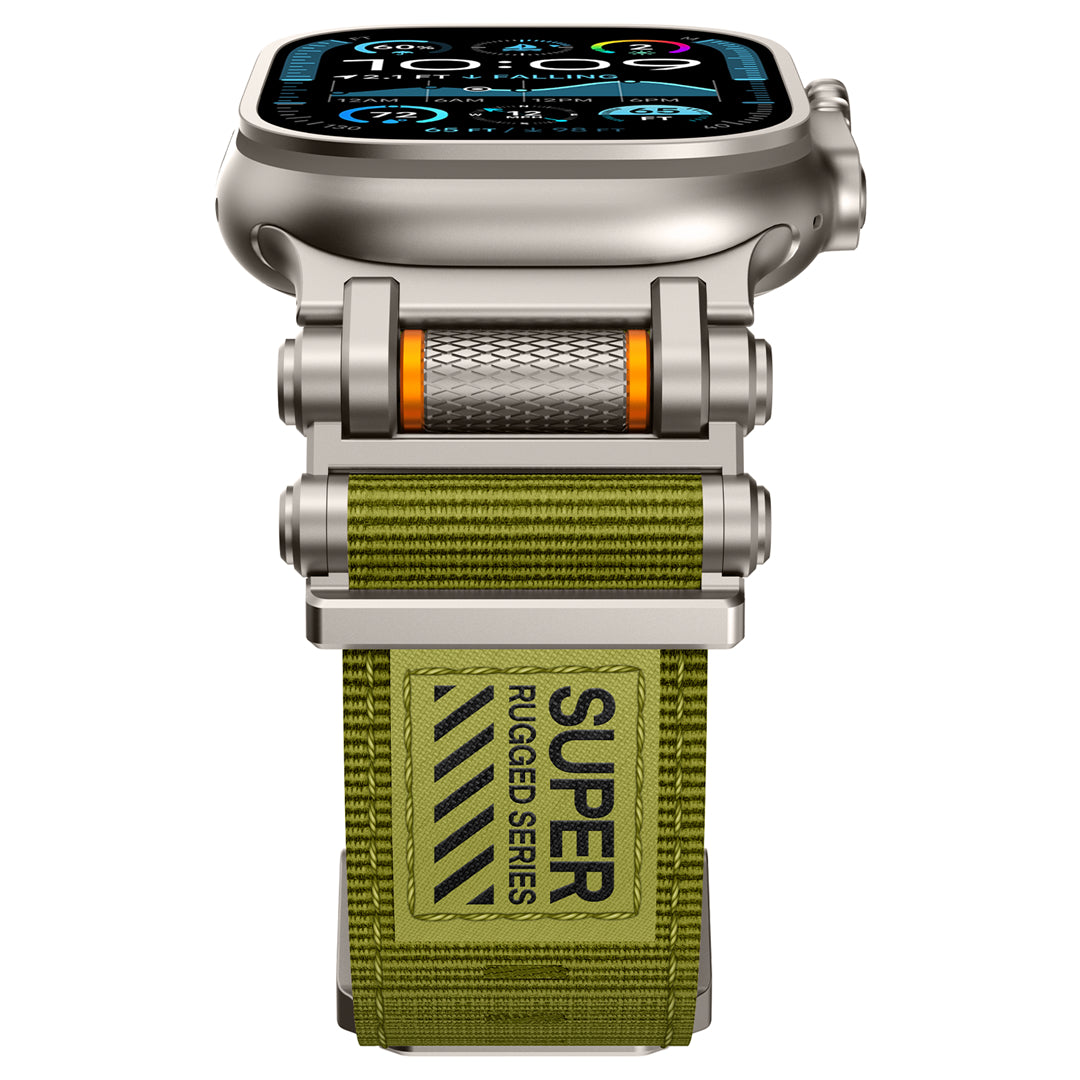 #Color_Titanium Adapter-Green Band