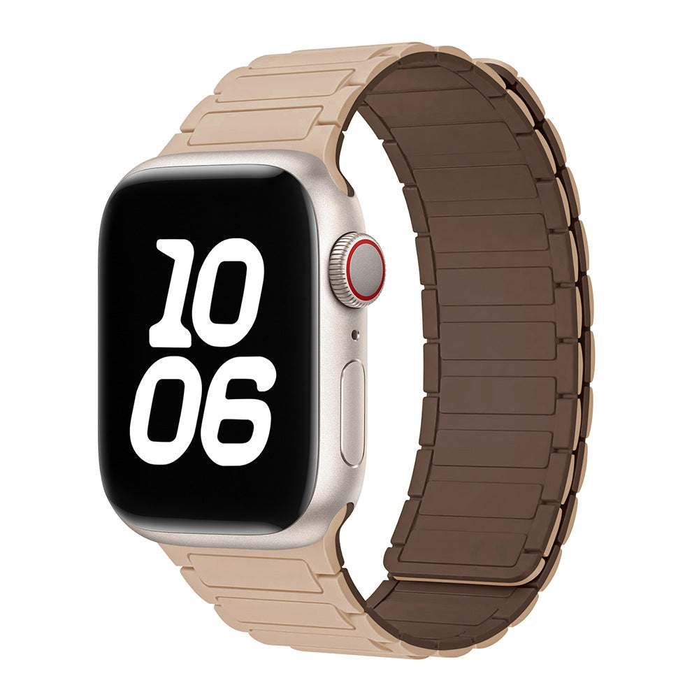 Correa de silicona magnética de liberación rápida para Apple Watch