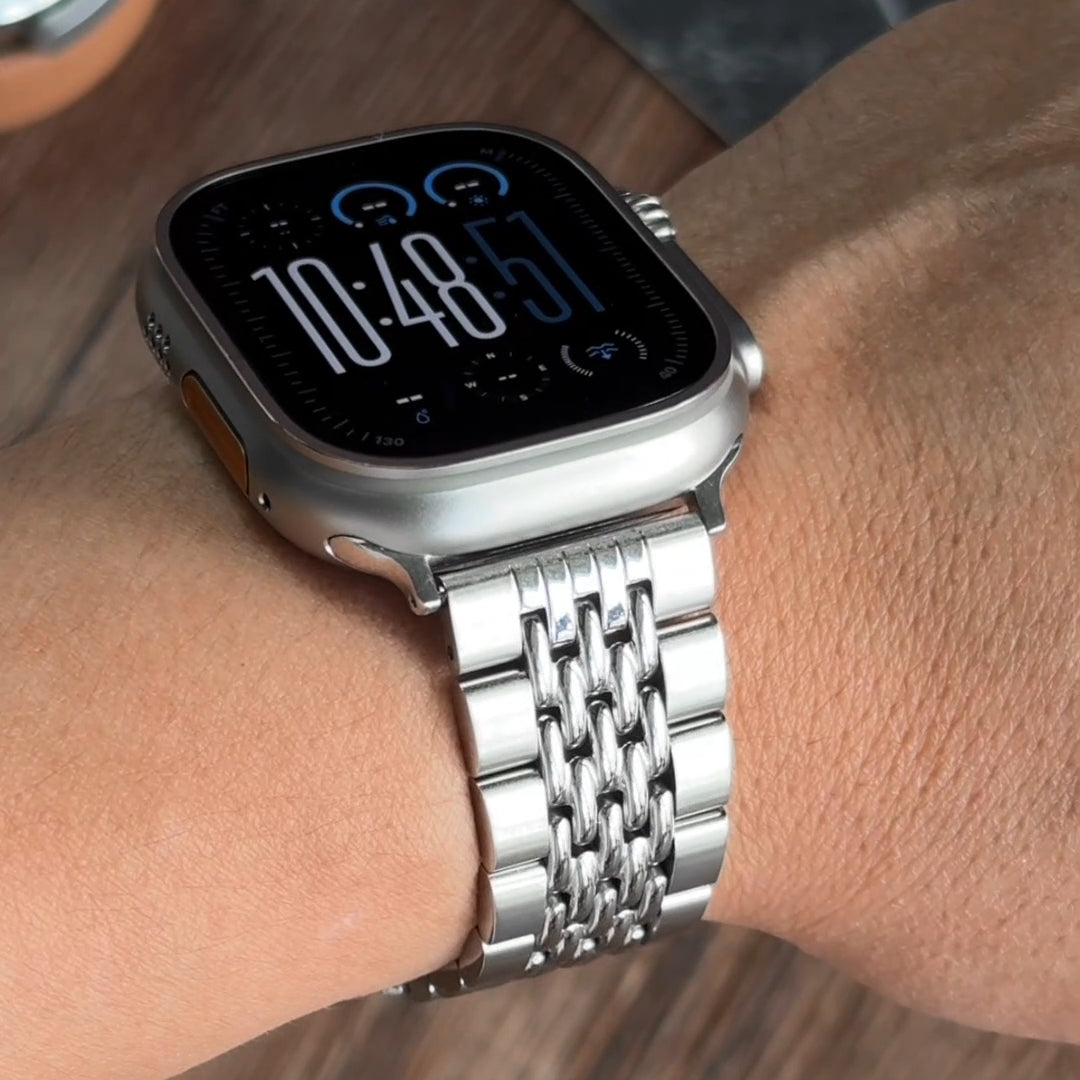 Classic Stainless Steel Band For Apple Watch