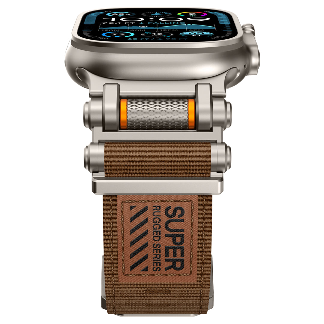 #Color_Titanium Adapter-Brown Band