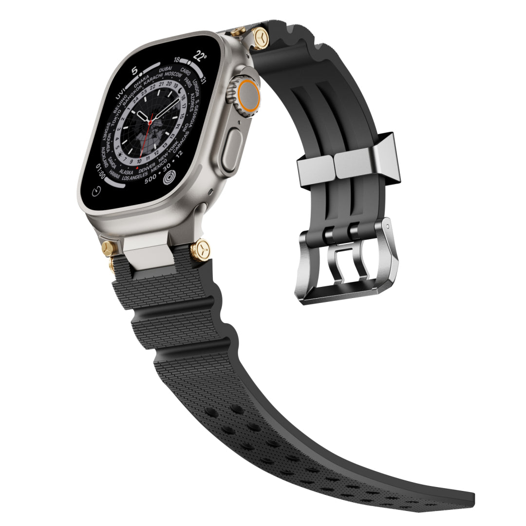Mechanisches Design-Silikonarmband für Apple Watch
