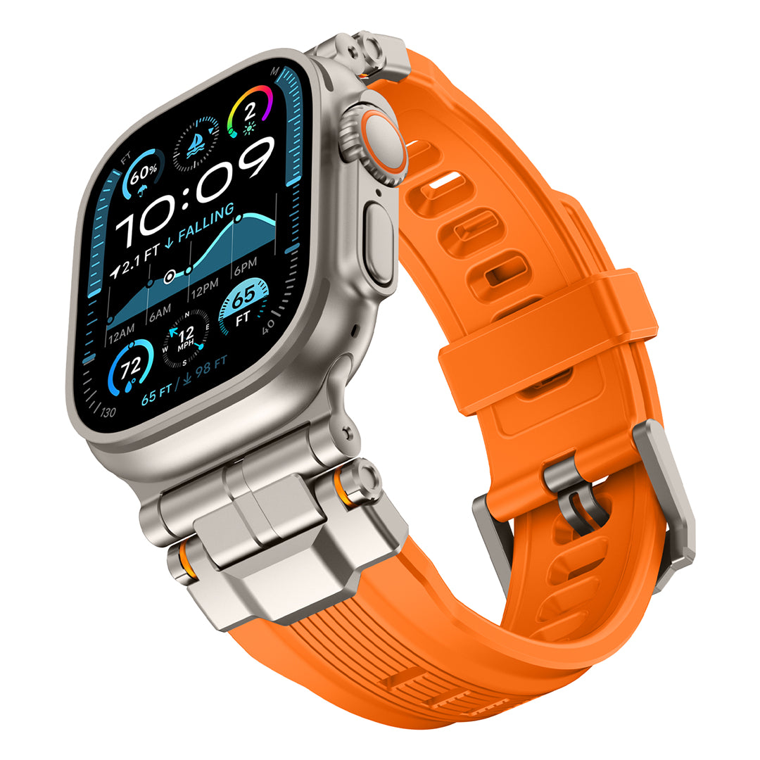 #Color_Titanium Adapter-Orange Band
