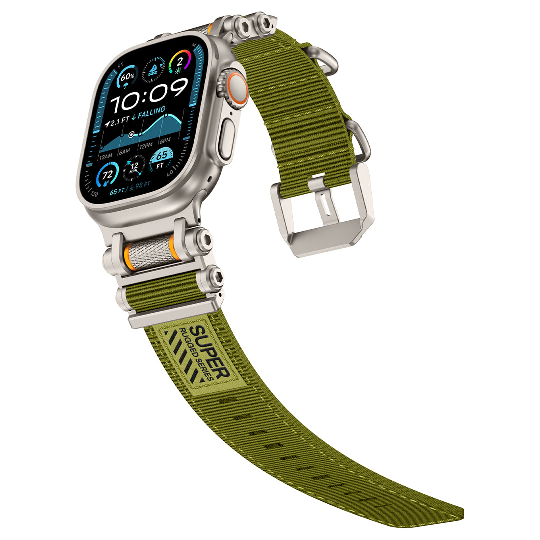 #Color_Titanium Adapter-Green Band