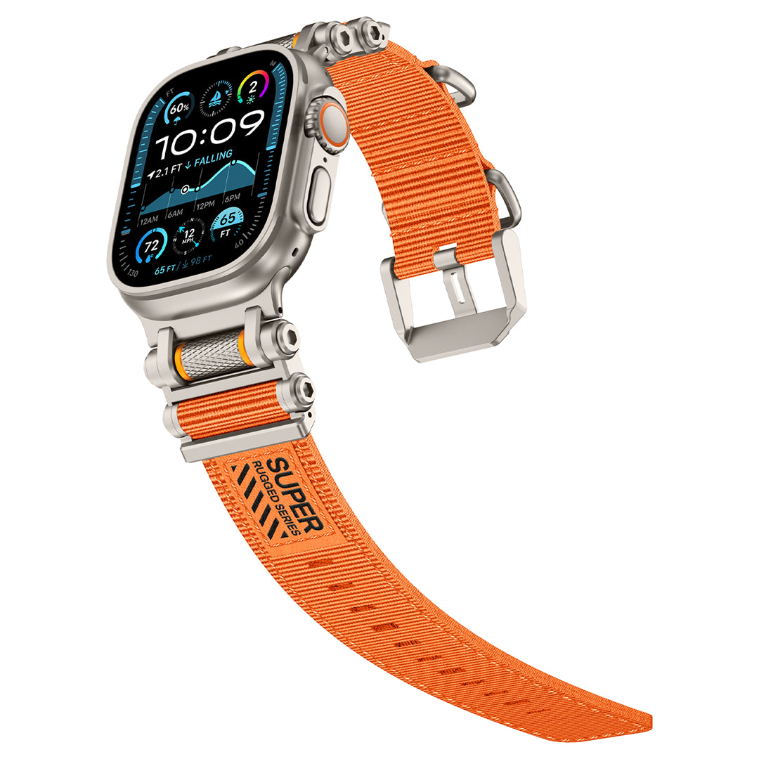 #Color_Titanium Adapter-Orange Band
