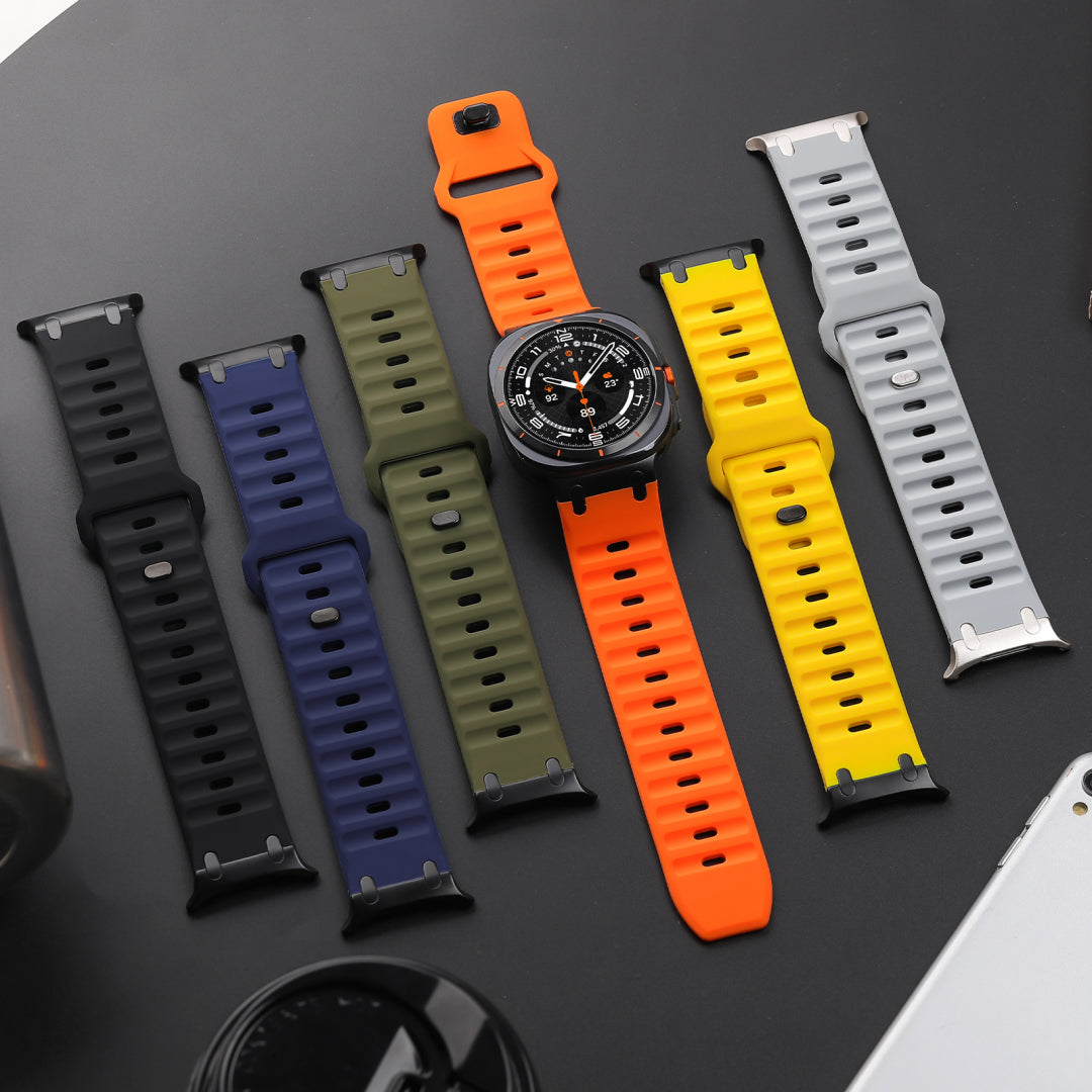 Sport-Silikonarmband für Samsung Galaxy Watch Ultra