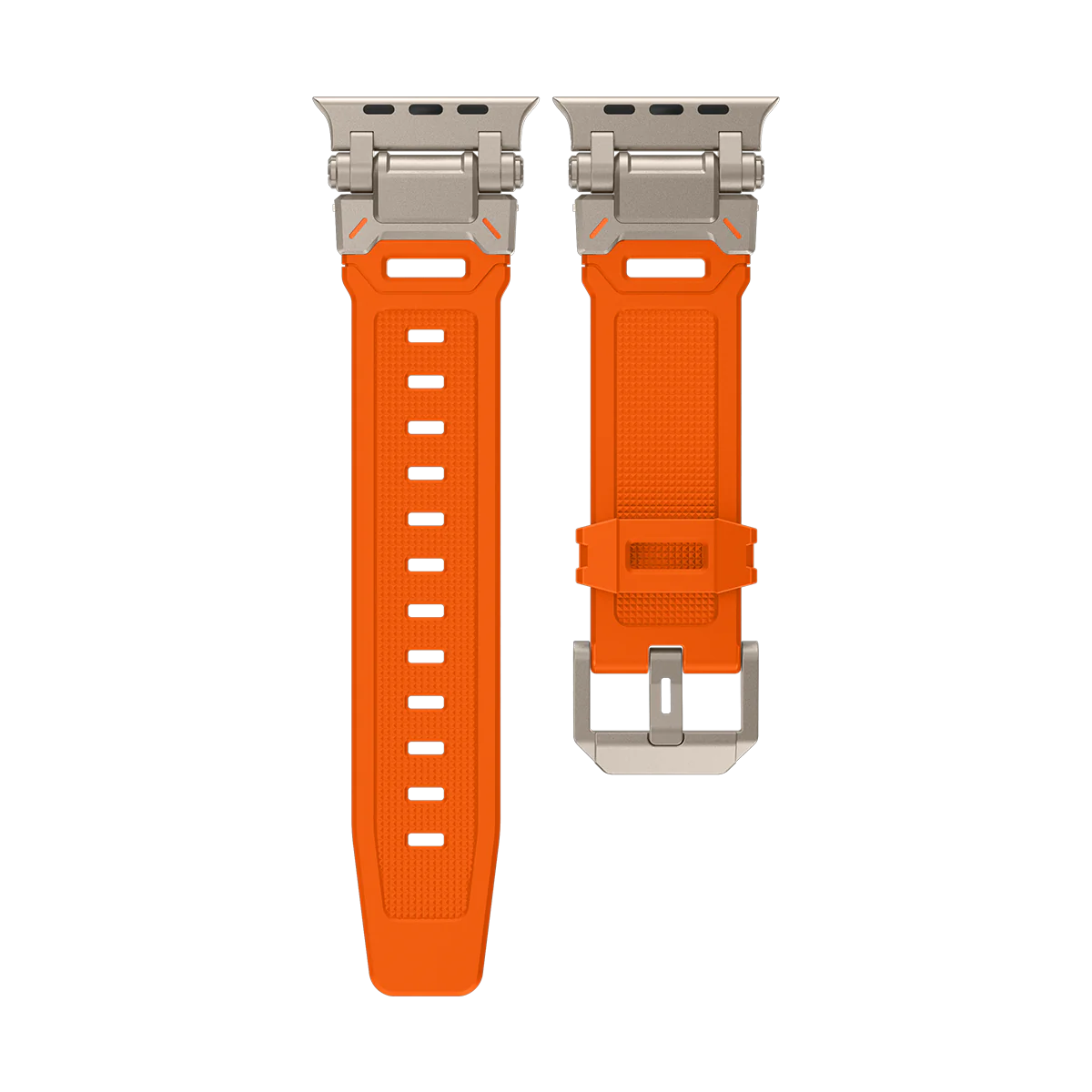 #Color_Titanium Adapter-Orange Band