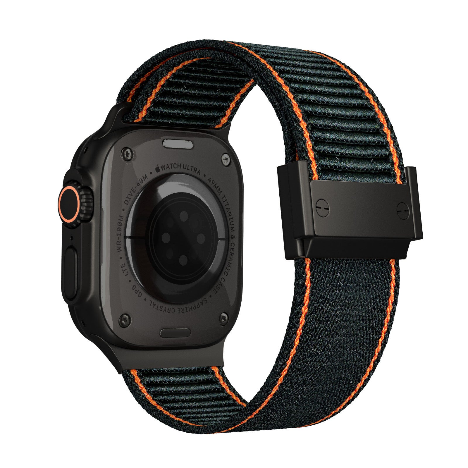 Correa de nailon trenzado con hebilla magnética para Apple Watch