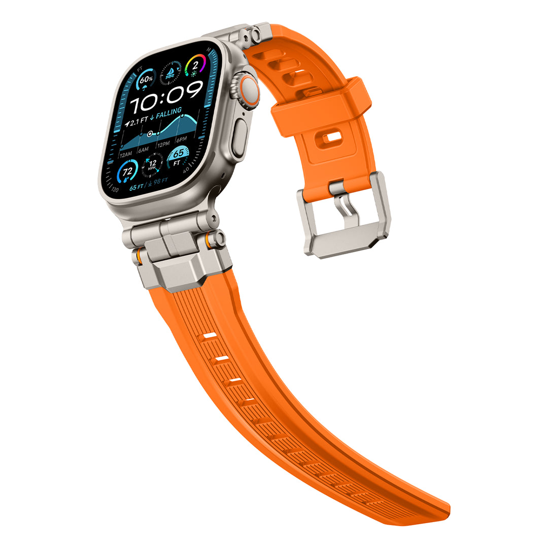 #Color_Titanium Adapter-Orange Band