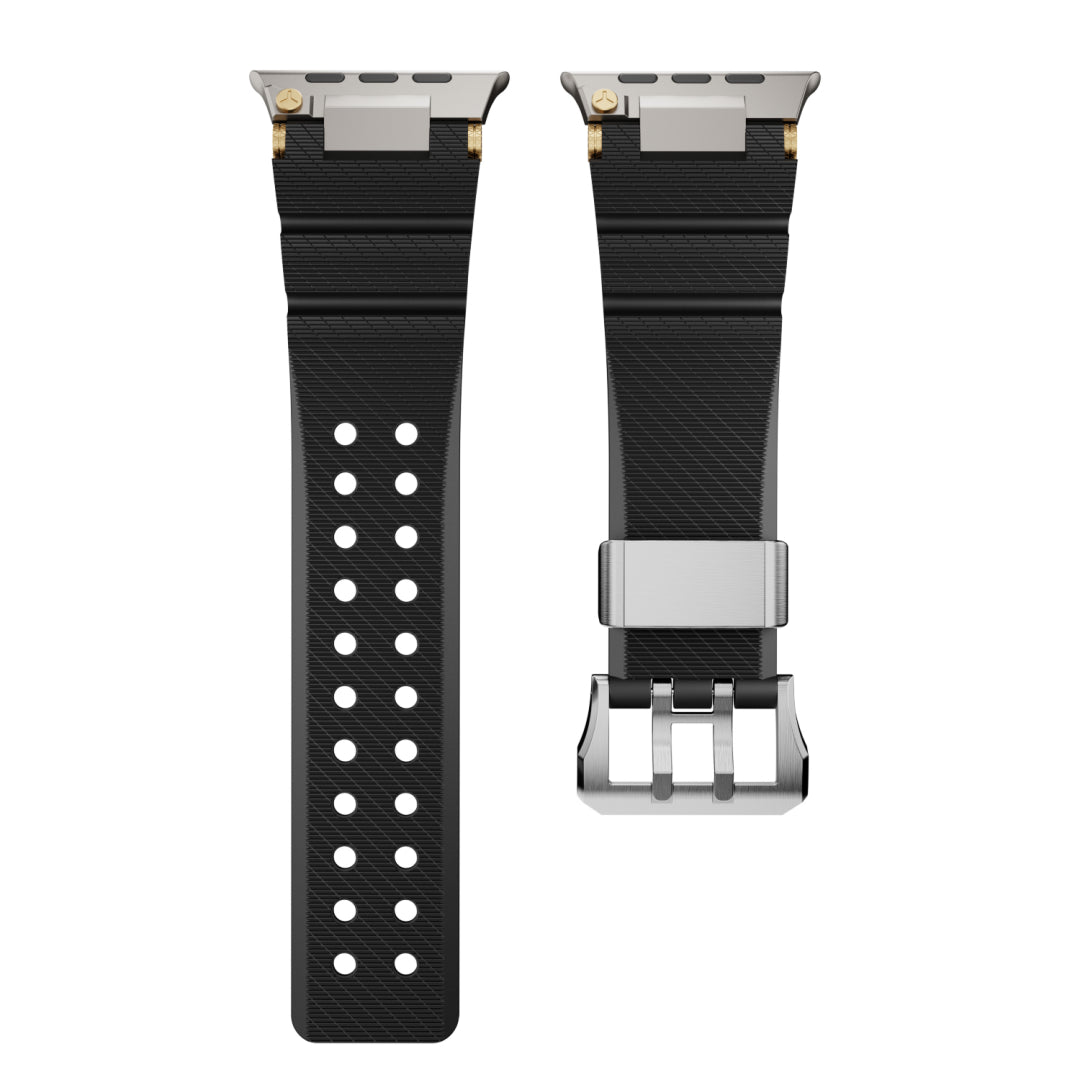 Mechanisches Design-Silikonarmband für Apple Watch