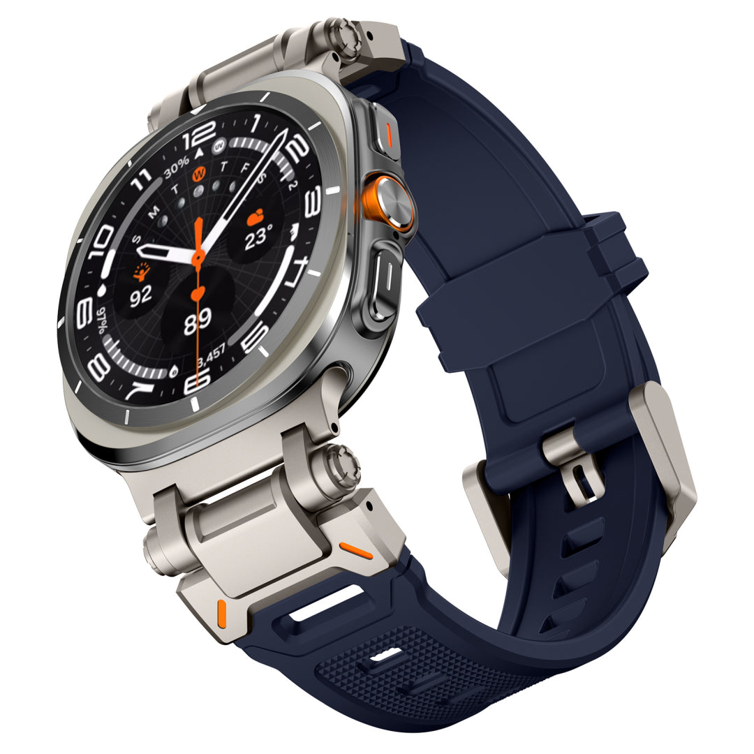 #Color_Titanium Adapter-Blue Band