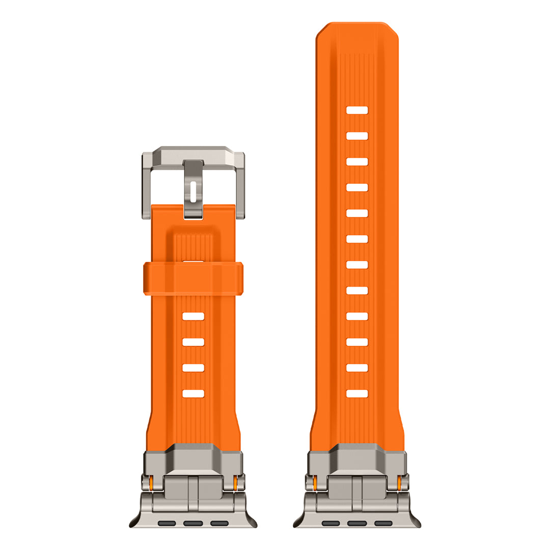 #Color_Titanium Adapter-Orange Band