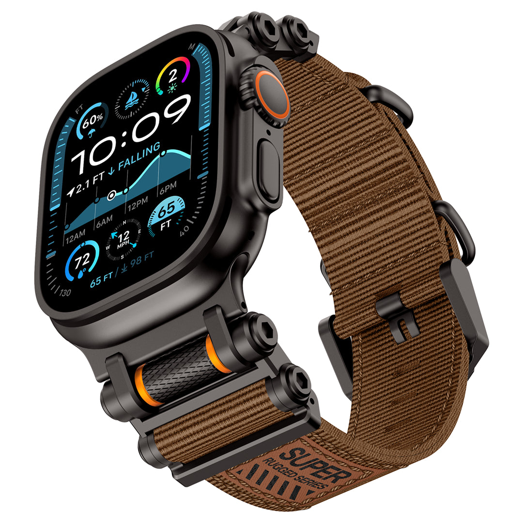 #Color_Black Adapter-Brown Band