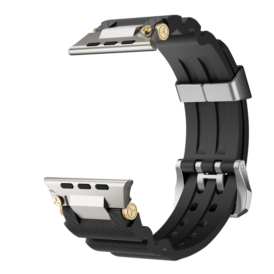 Mechanisches Design-Silikonarmband für Apple Watch