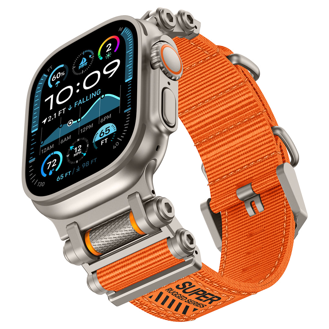 #Color_Titanium Adapter-Orange Band