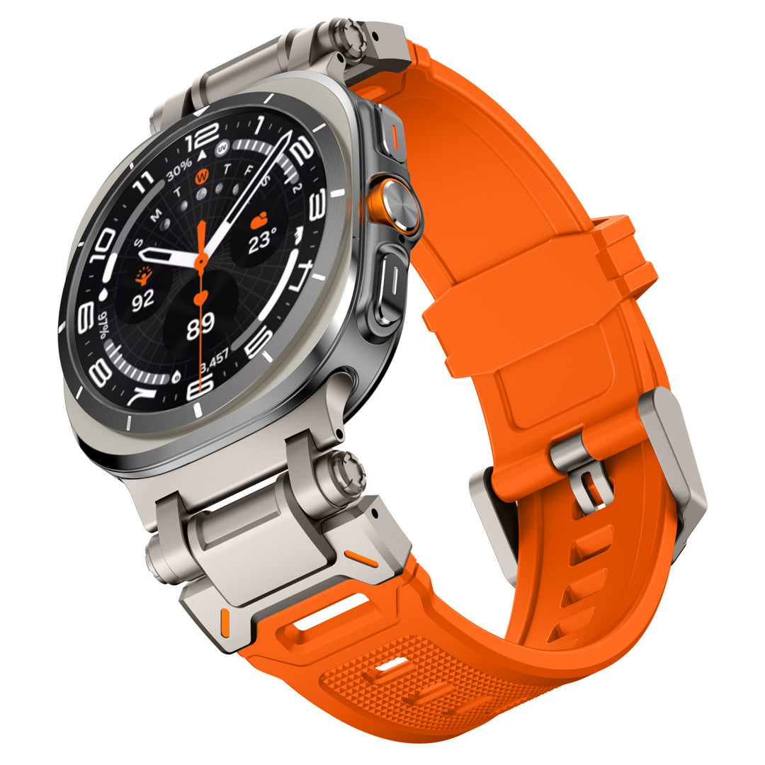 #Color_Titanium Adapter-Orange Band