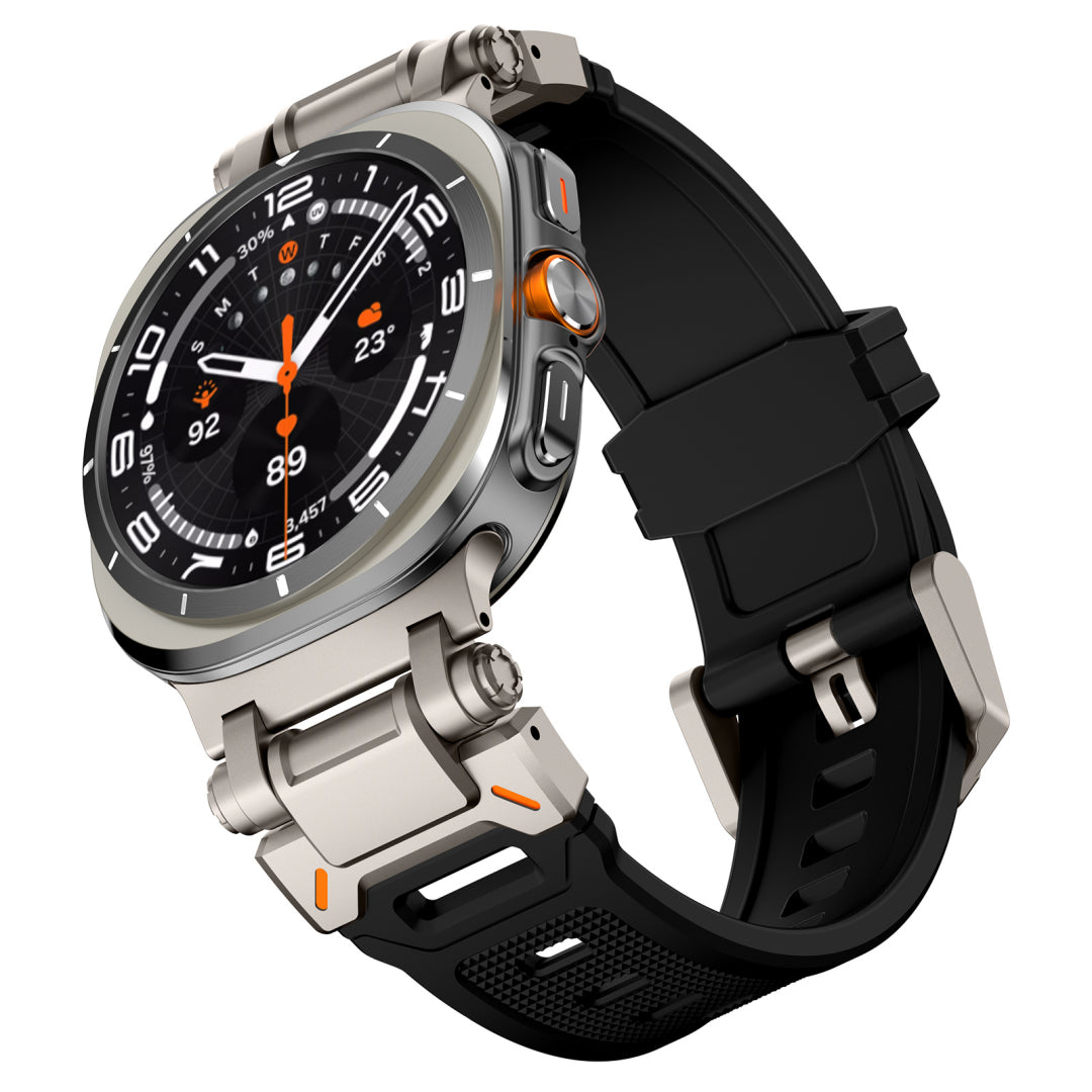 #Color_Titanium Adapter-Black Band