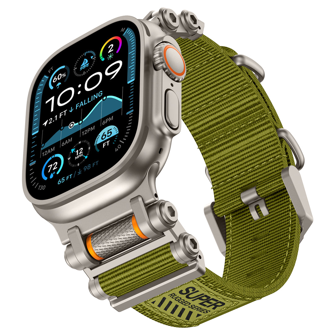 #Color_Titanium Adapter-Green Band