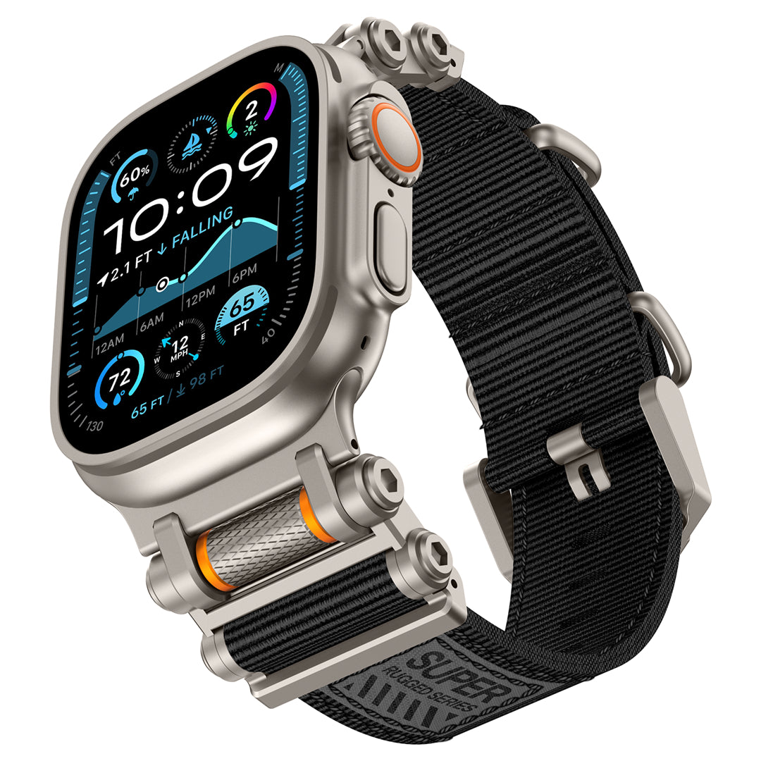 #Color_Titanium Adapter-Black Band
