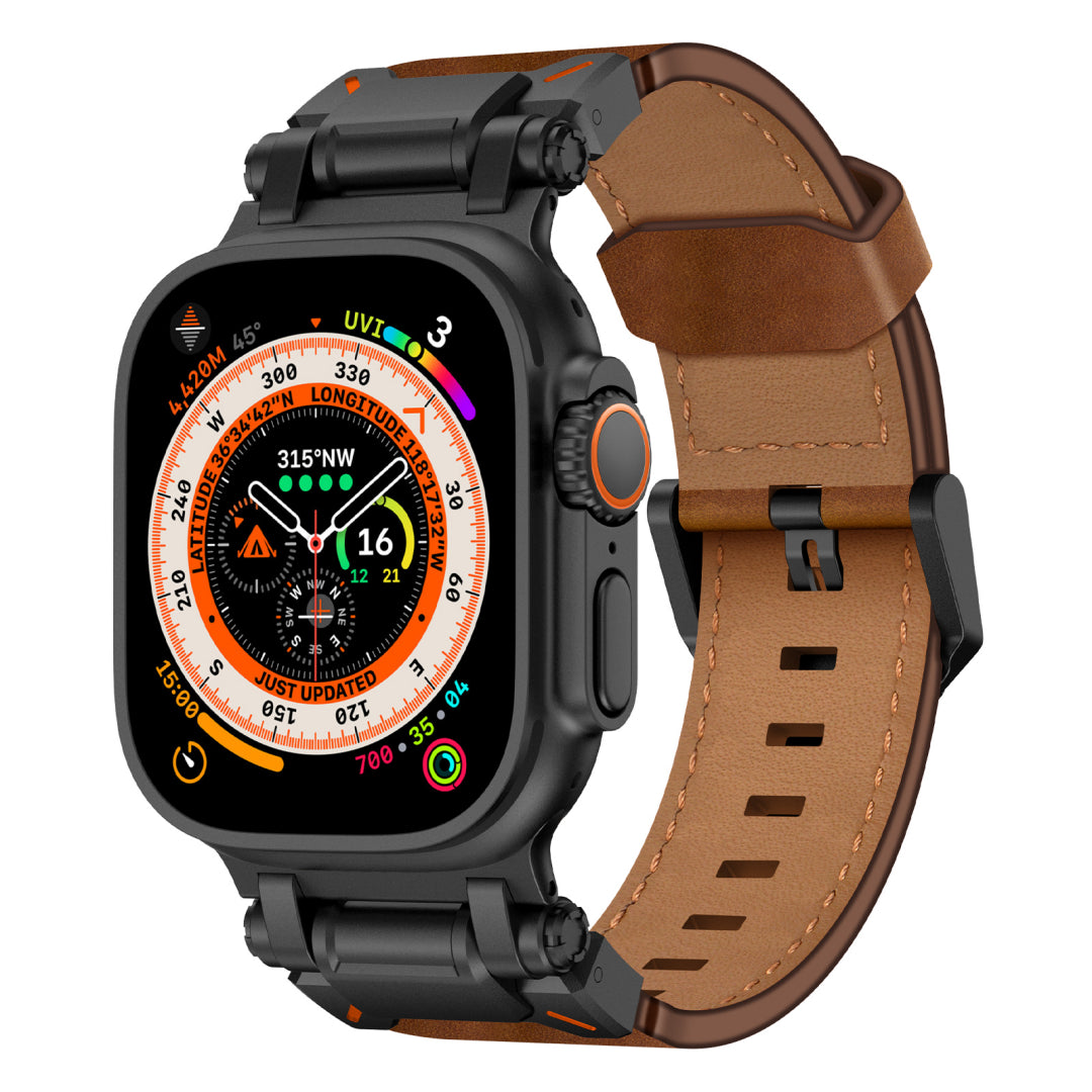 #Color_Black Adapter-Brown Band
