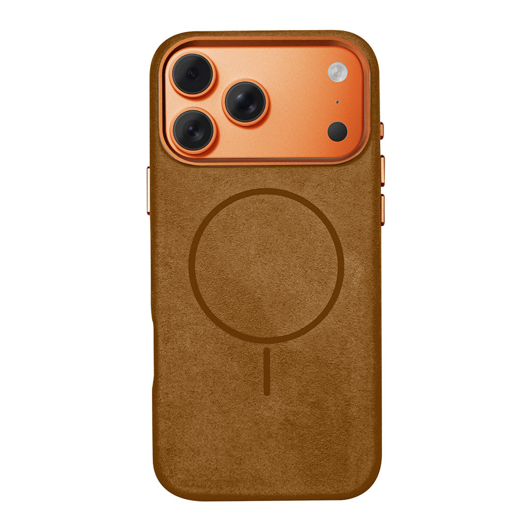 Fireside Glow Suede Magsafe iPhone Case