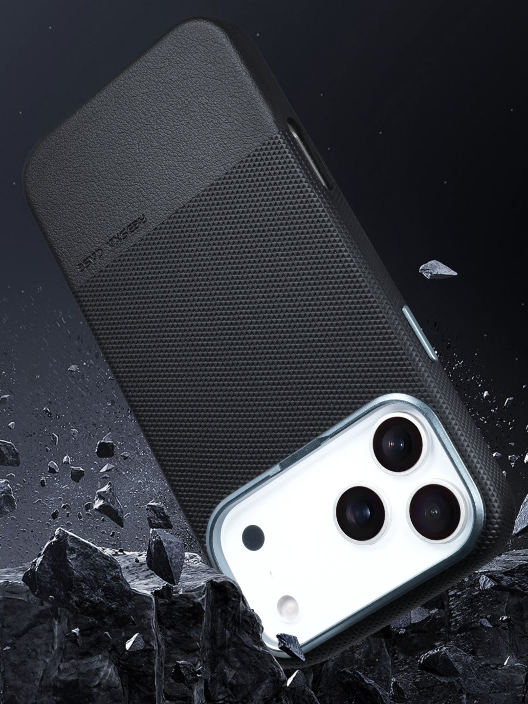 Dragon Scale Double Leather magnetic Case For iPhone