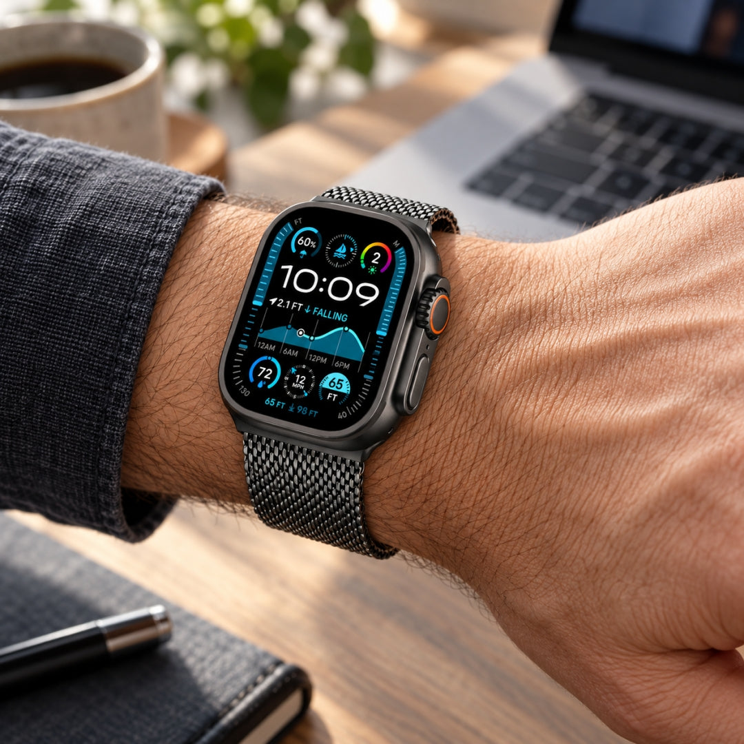 Geflochtenes Magnetarmband für die Apple Watch