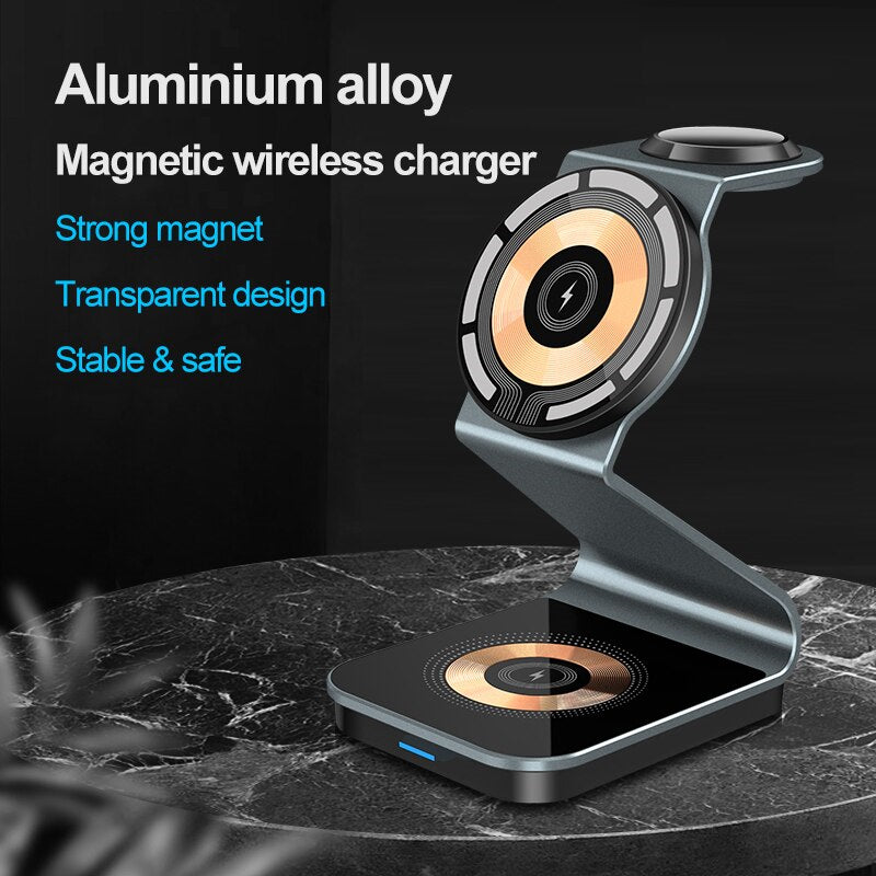 Magnetic Wireless Charger 3 in 1