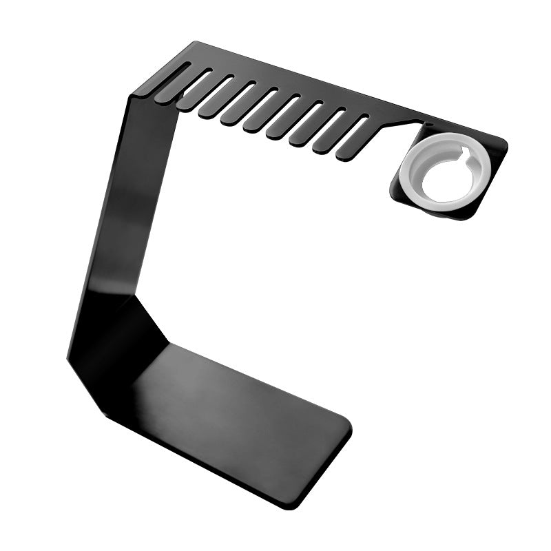 Stainless steel watch strap storage holder with charging groove