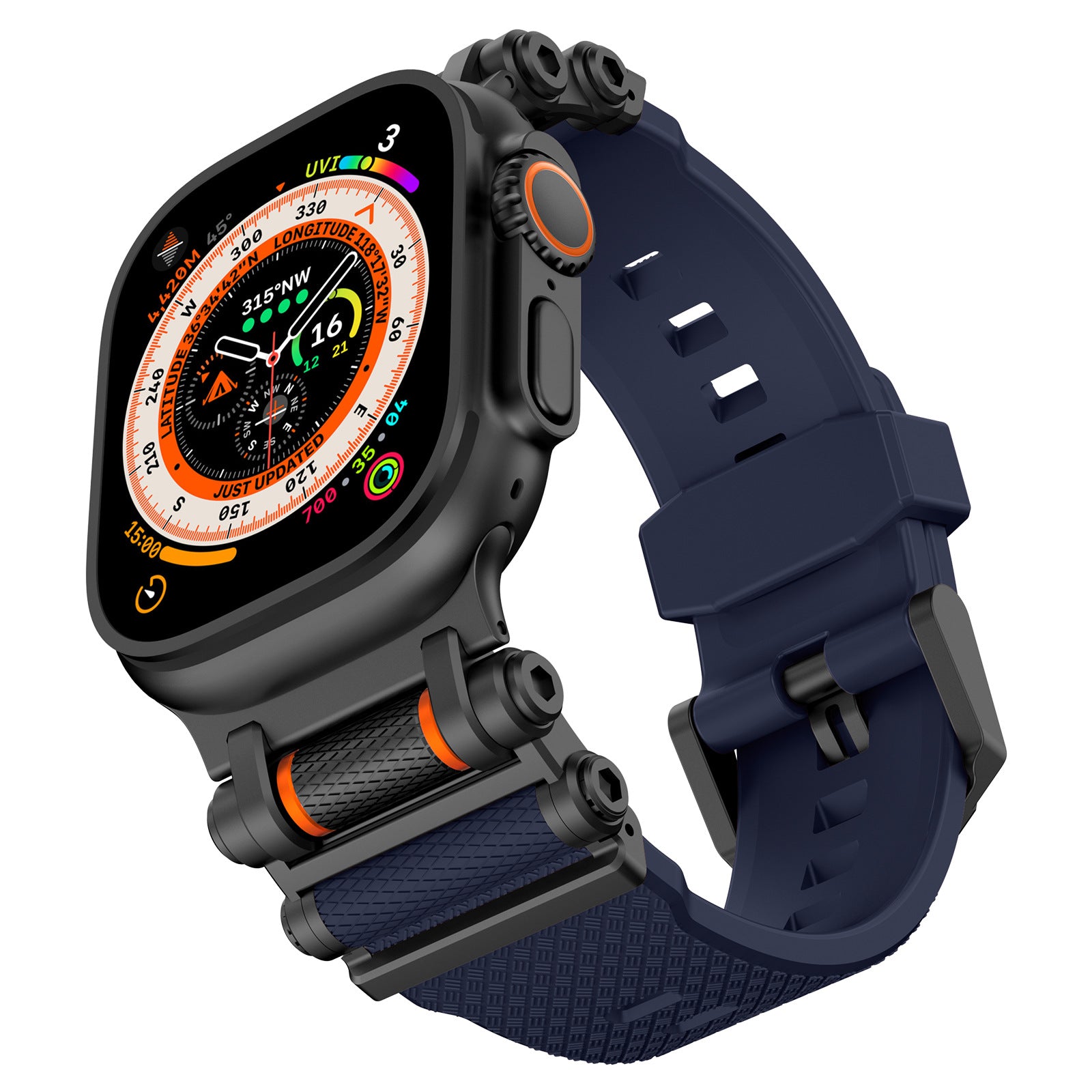 Adventure Rotating Silicone Band For Apple Watch