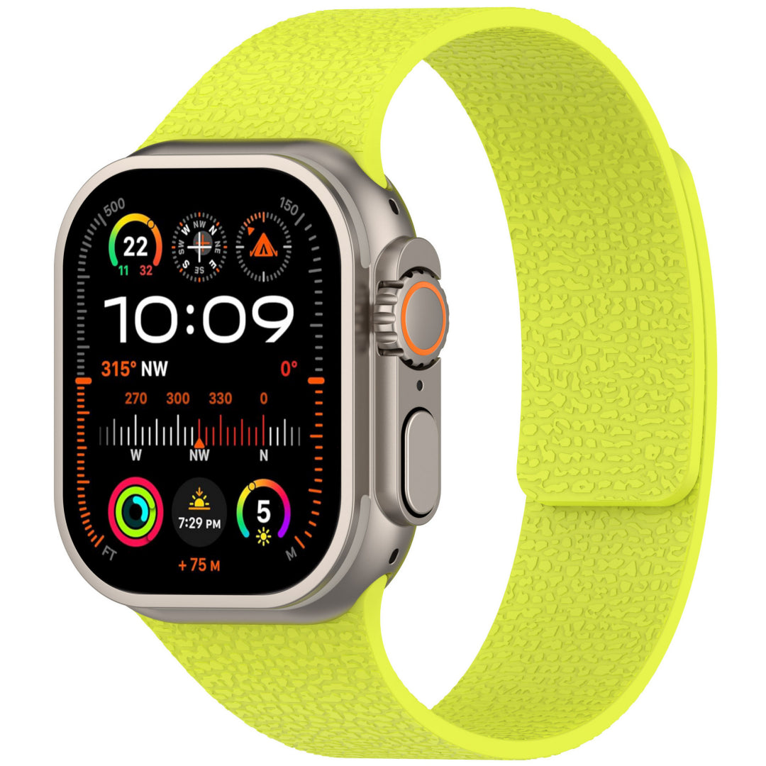 Lychee Silicone Magnetic Band For Apple Watch