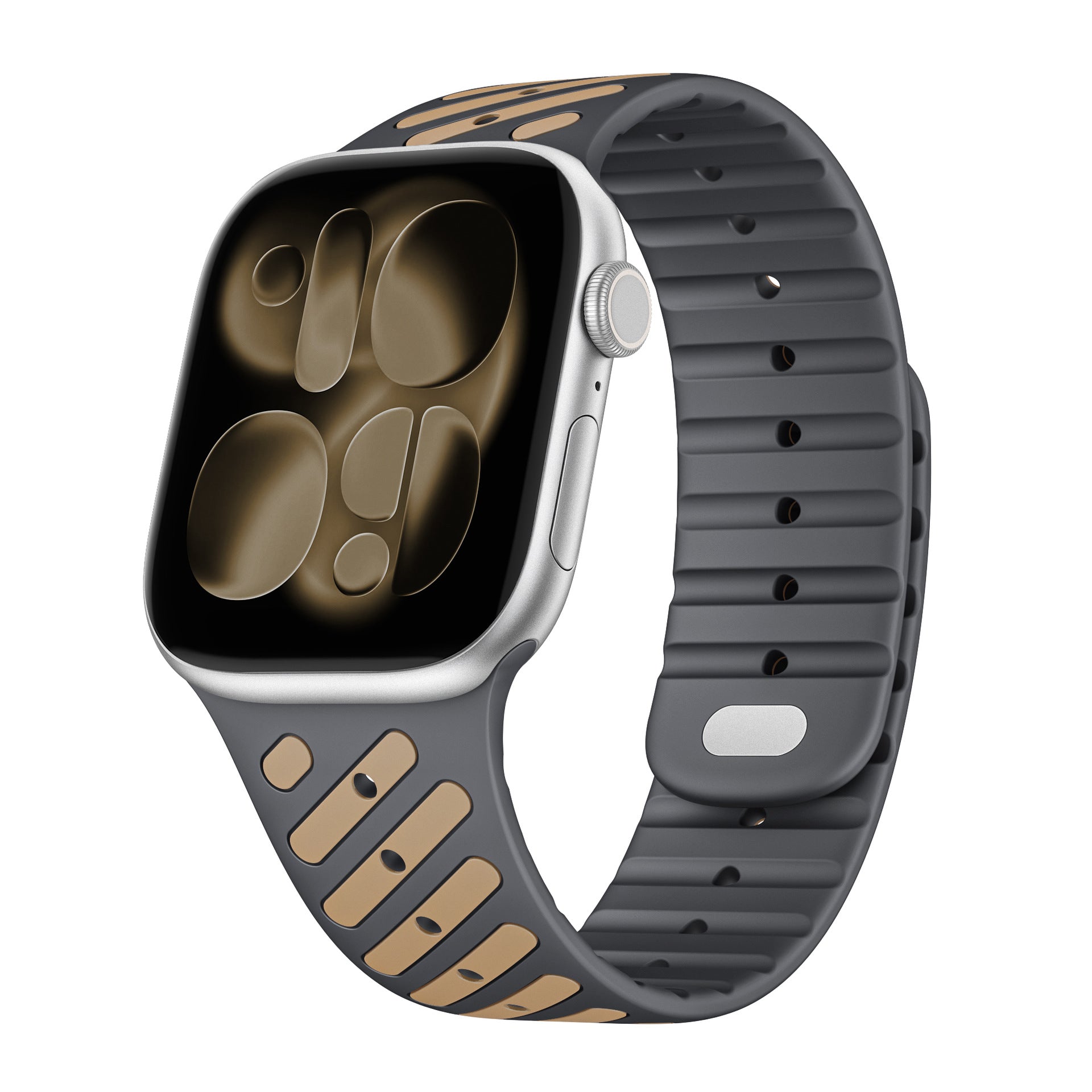 Twill Silicone Magnetic Band For Apple Watch