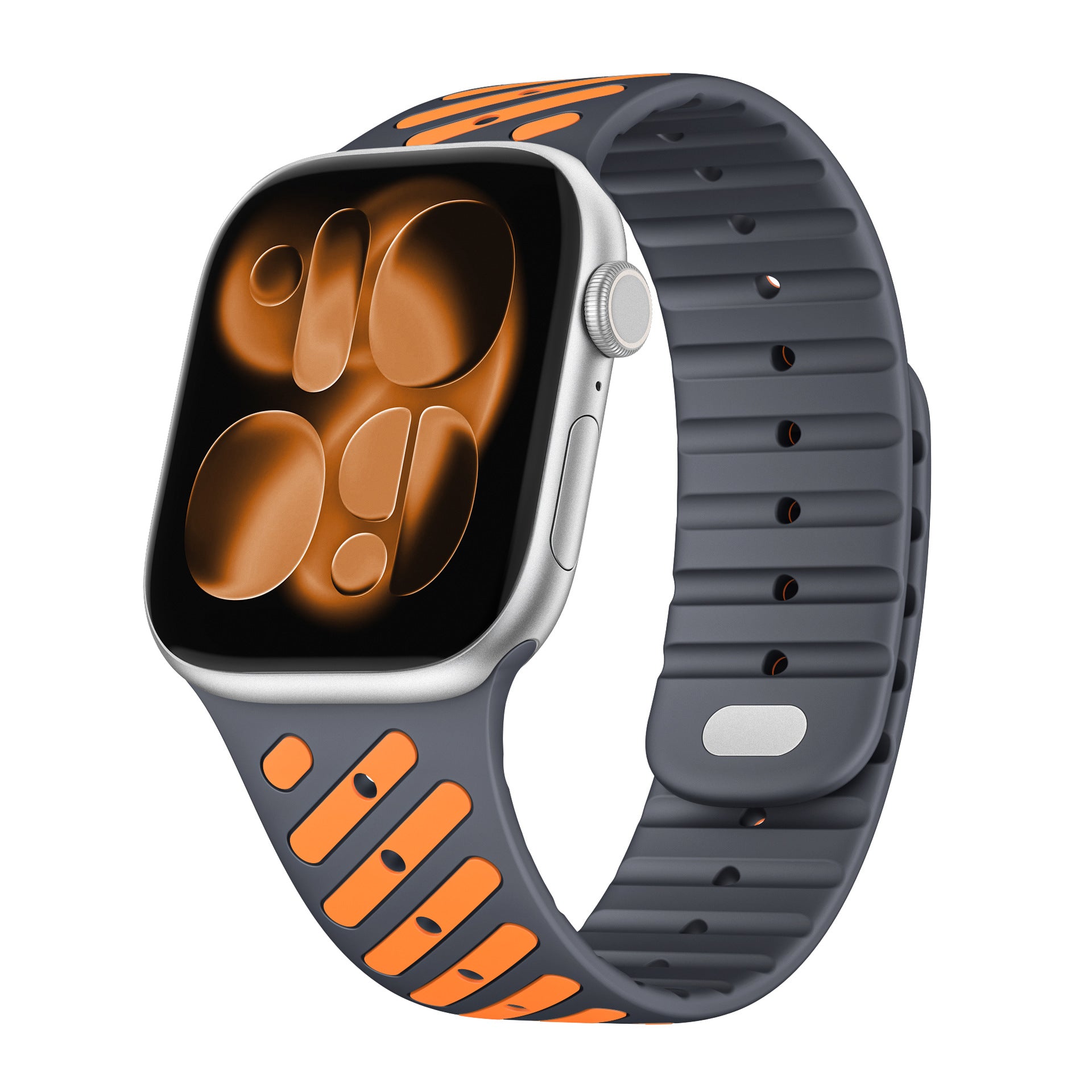 Magnetisches Silikonarmband aus Köpergewebe für Apple Watch