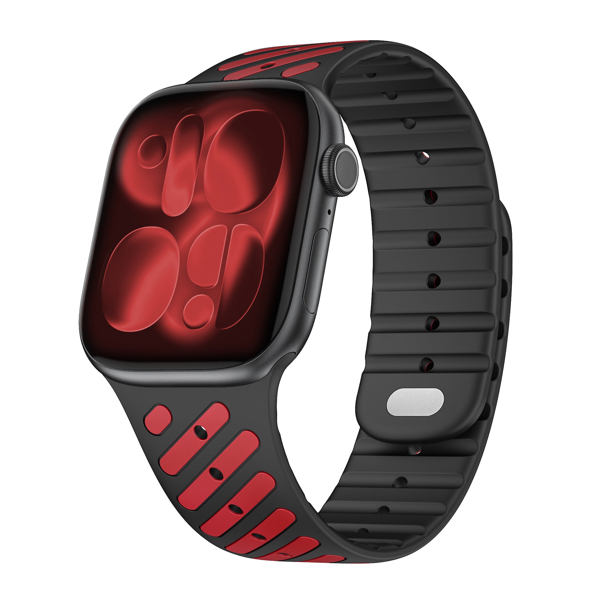 Twill Silicone Magnetic Band For Apple Watch