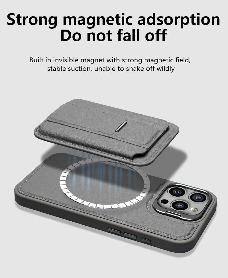 Magsafe Stand Card Holder Case For iPhone