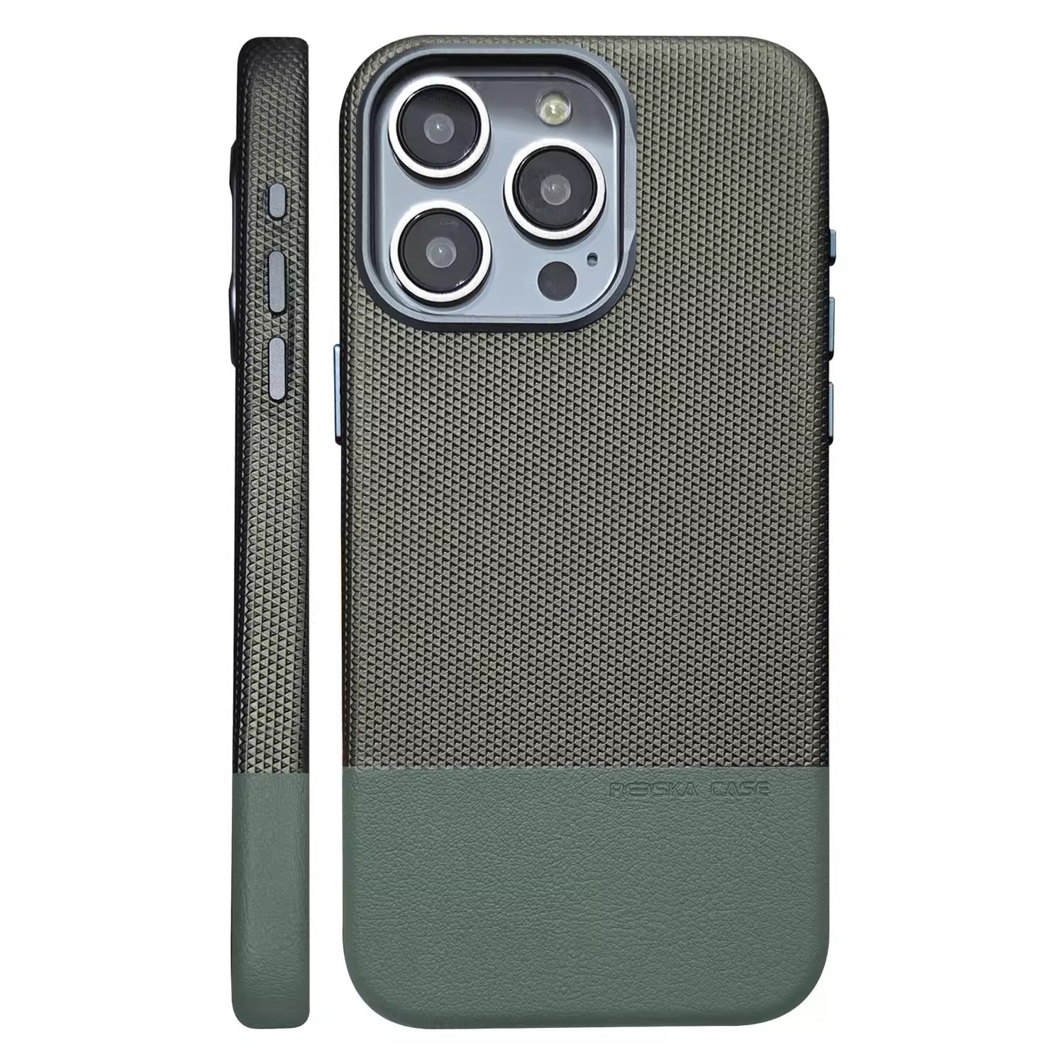 Dragon Scale Double Leather magnetic Case For iPhone