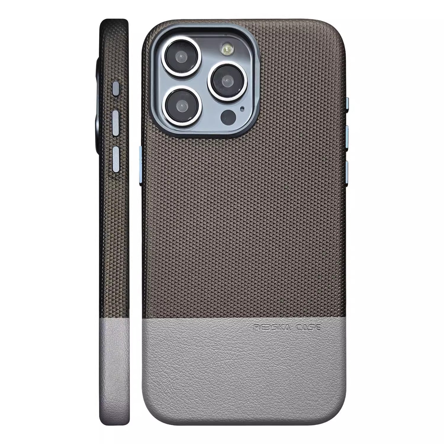 Dragon Scale Double Leather magnetic Case For iPhone