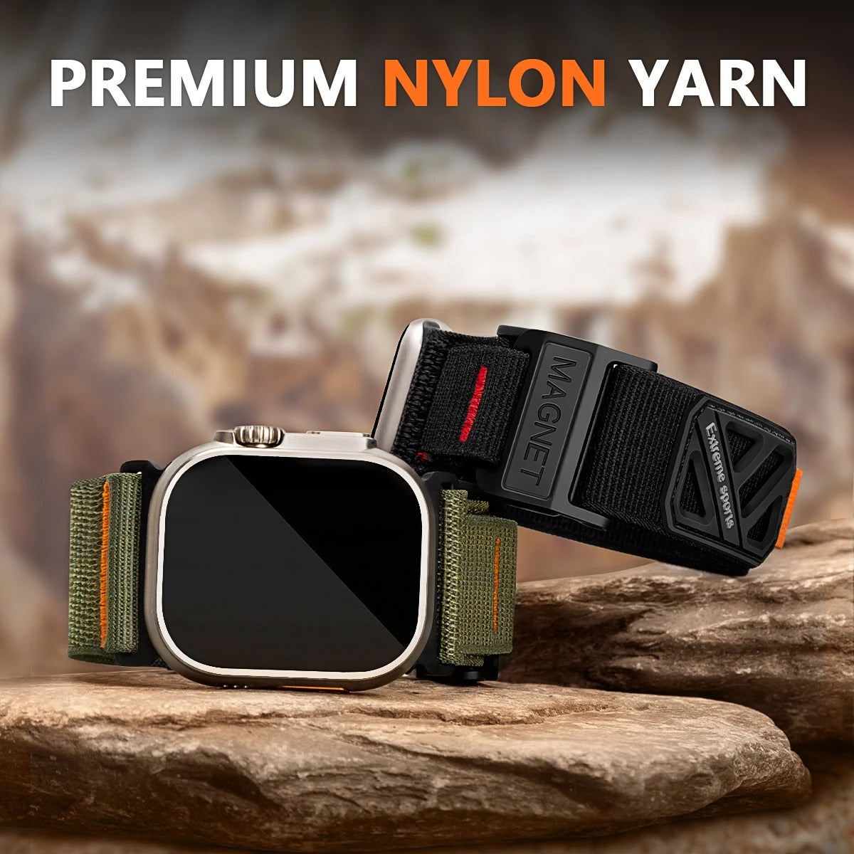 Correa de nailon para Apple Watch para deportes extremos