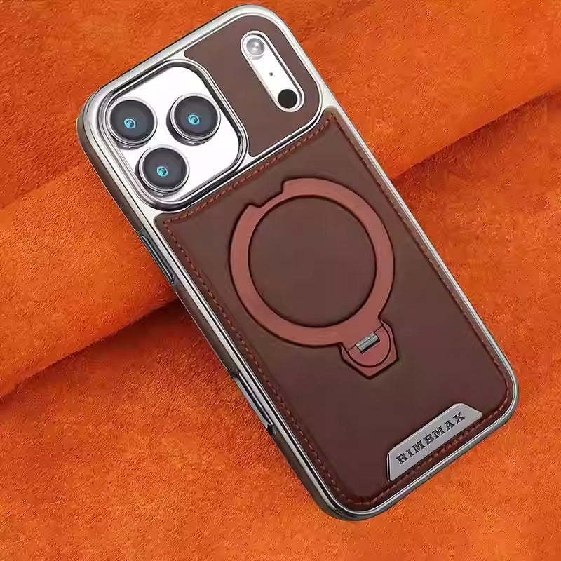 Leather Stand Case For iPhone