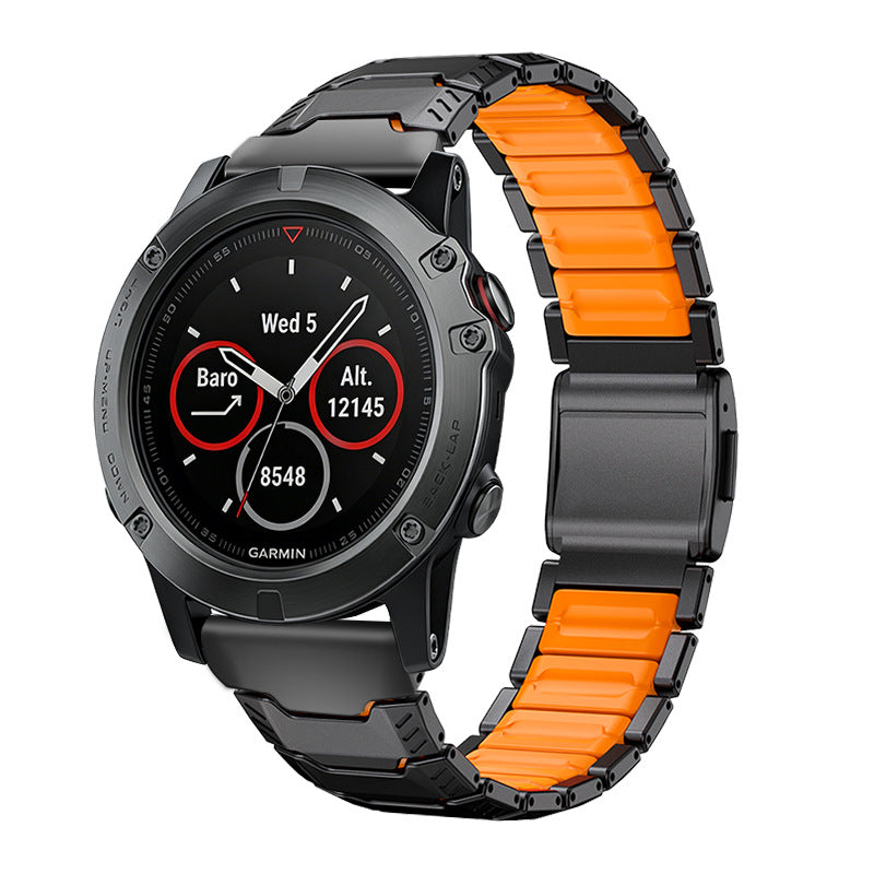 Knight Titanium Band For Garmin Watch Band