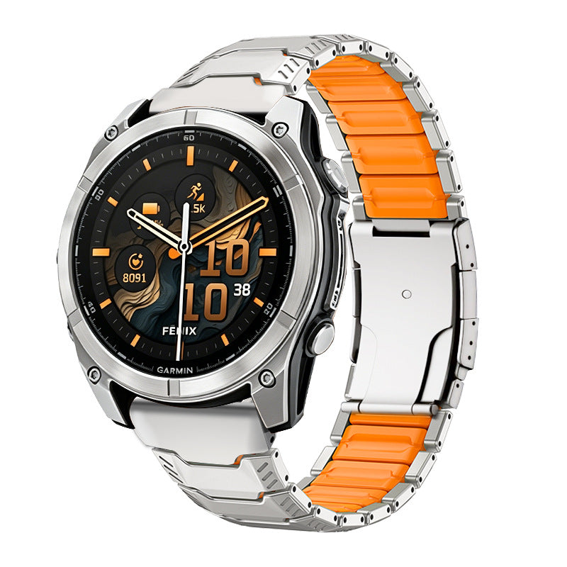 Knight Titanium Band For Garmin Watch Band