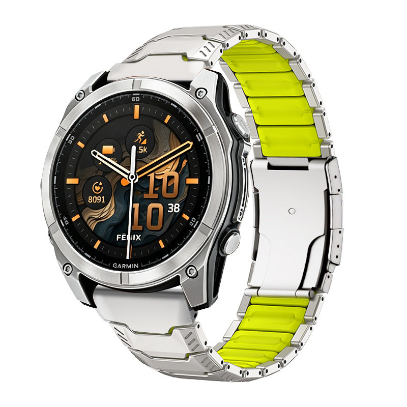 Knight Titanium Band For Garmin Watch Band
