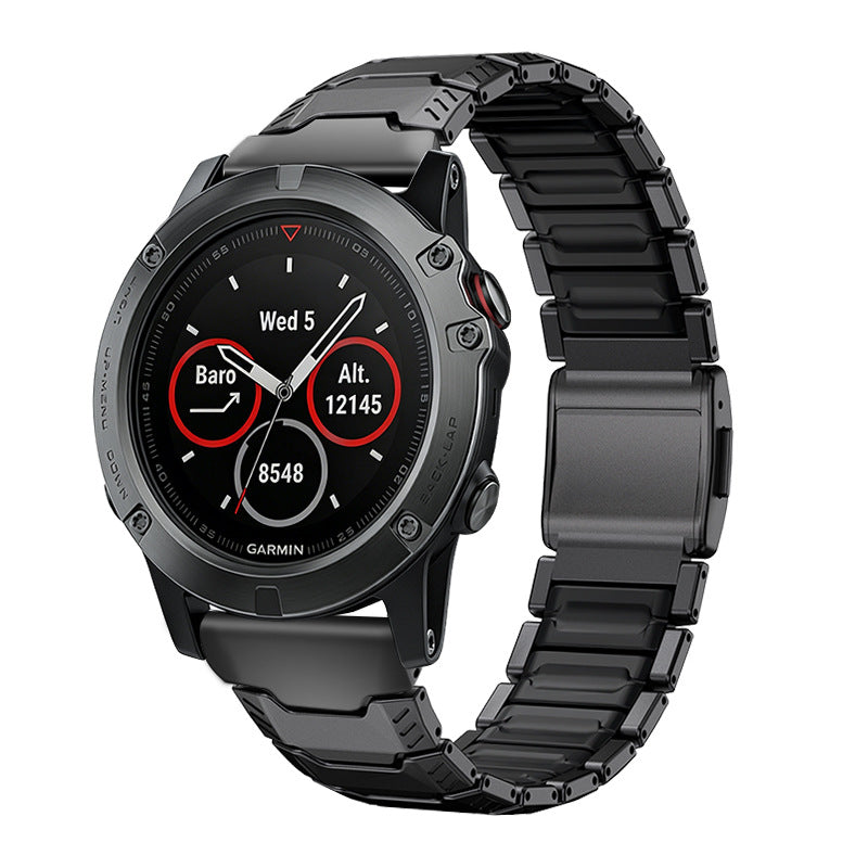 Knight Titanium Band For Garmin Watch Band