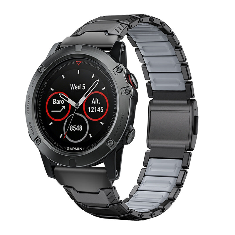 Knight Titanium Band For Garmin Watch Band