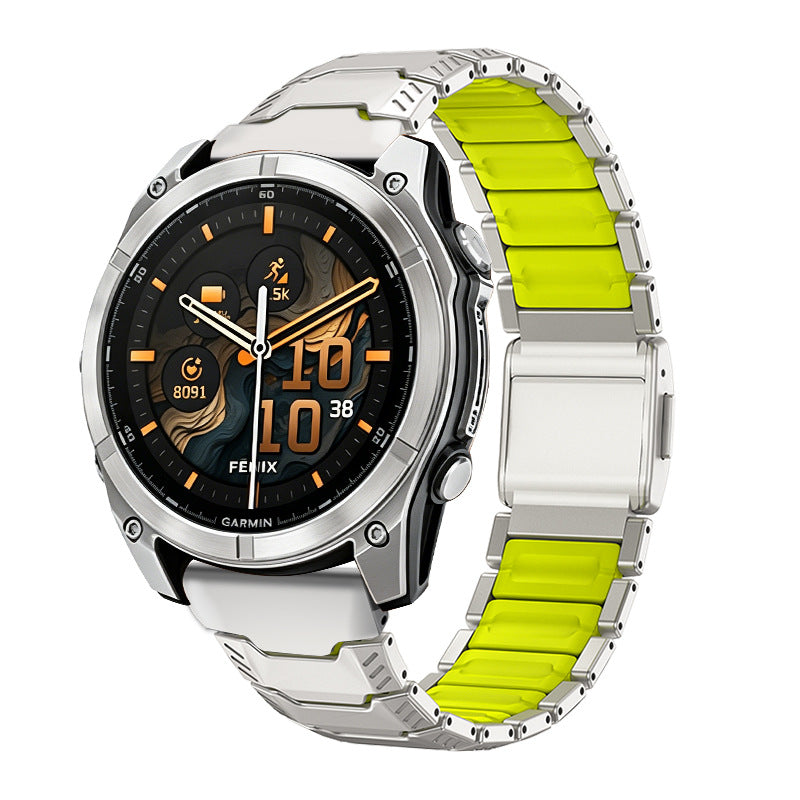 Knight Titanium Band For Garmin Watch Band