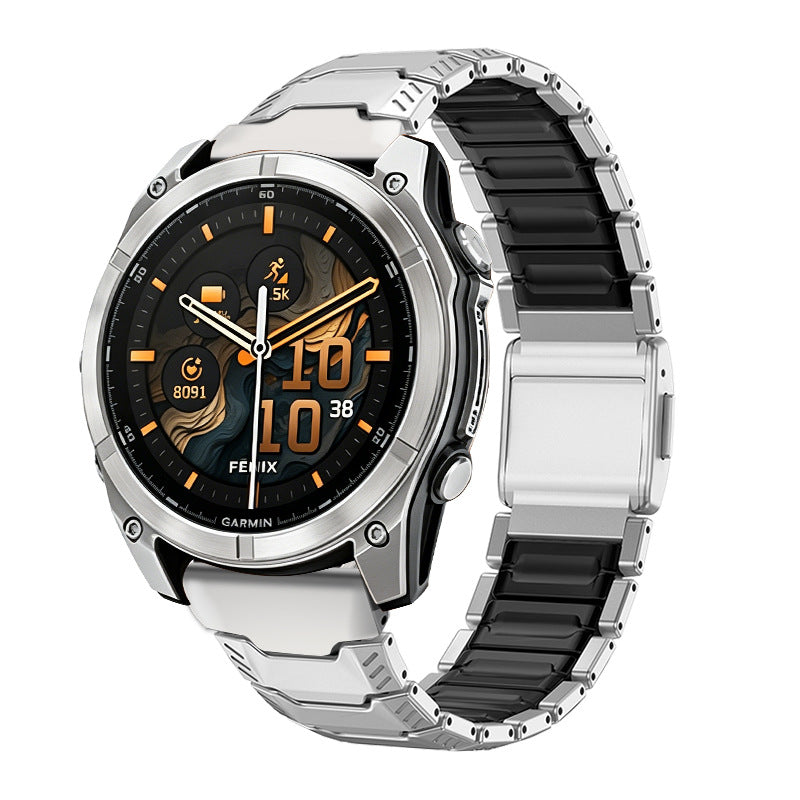 Knight Titanium Band For Garmin Watch Band