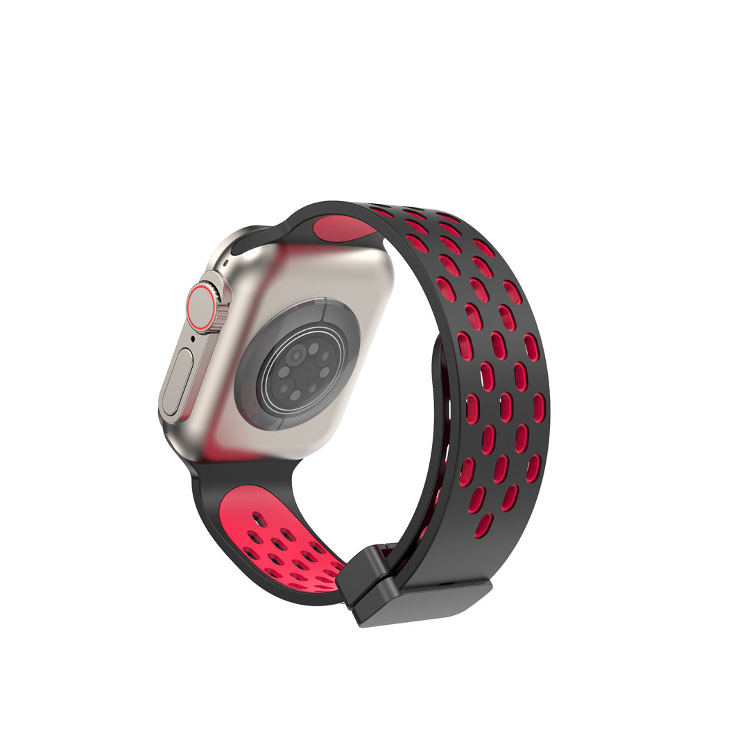 Magnetic Breathable Silicone Band For Apple Watch