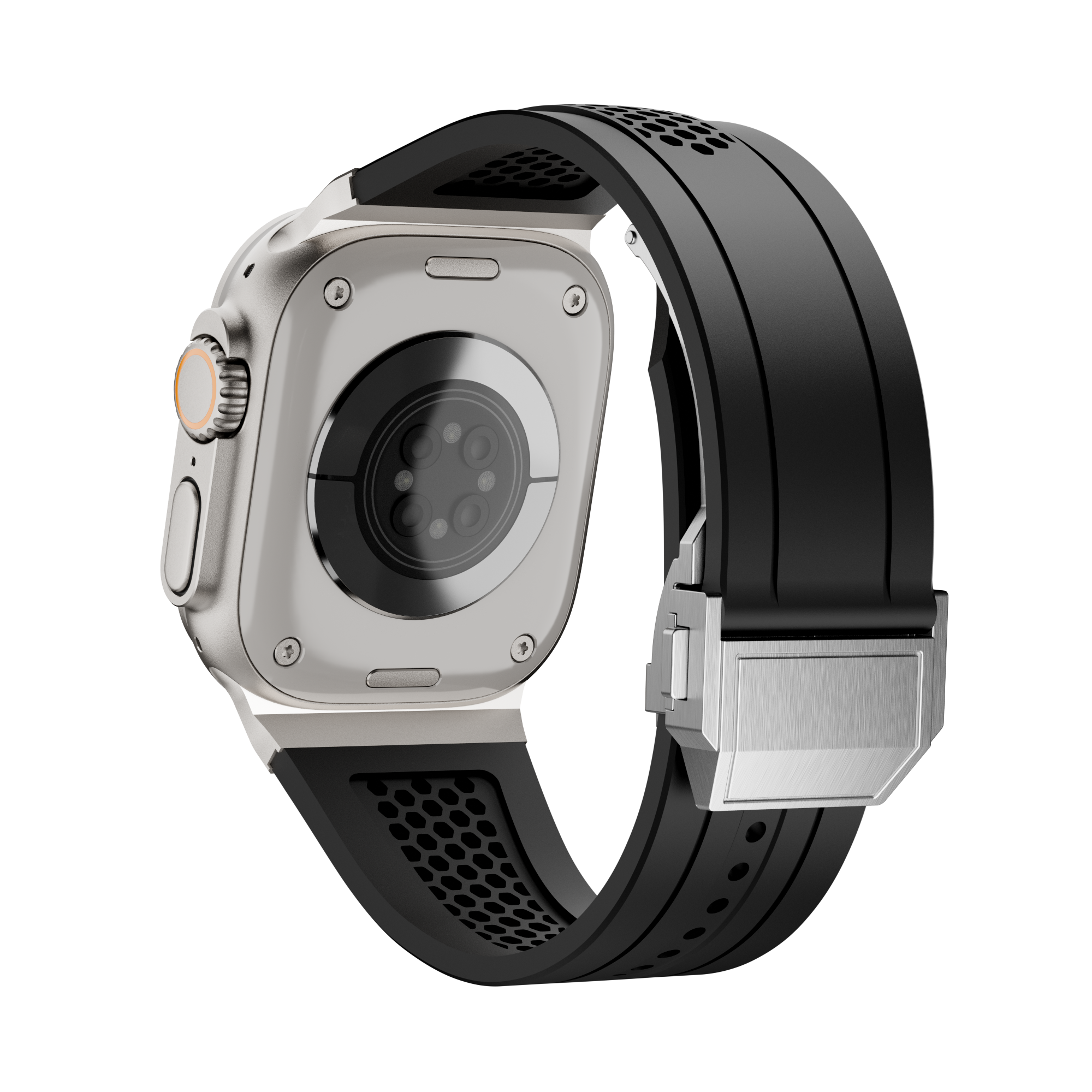 Honeycomb Design Silicone Band for Apple Watch